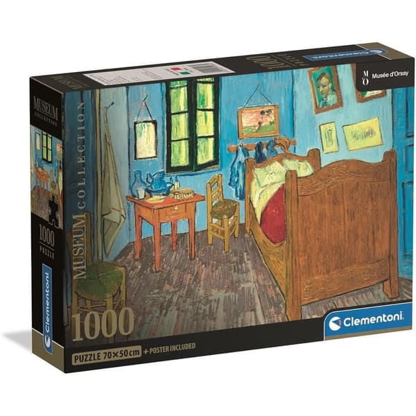 Van Gogh sovrum i Arles 1000-bitars pussel