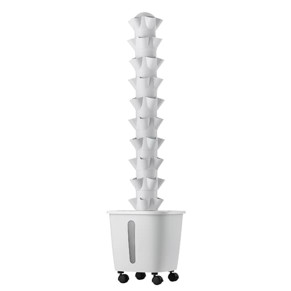 Hydroponinen torni, 10-tasoinen, 50-pod, sovellusohjaus, 20L