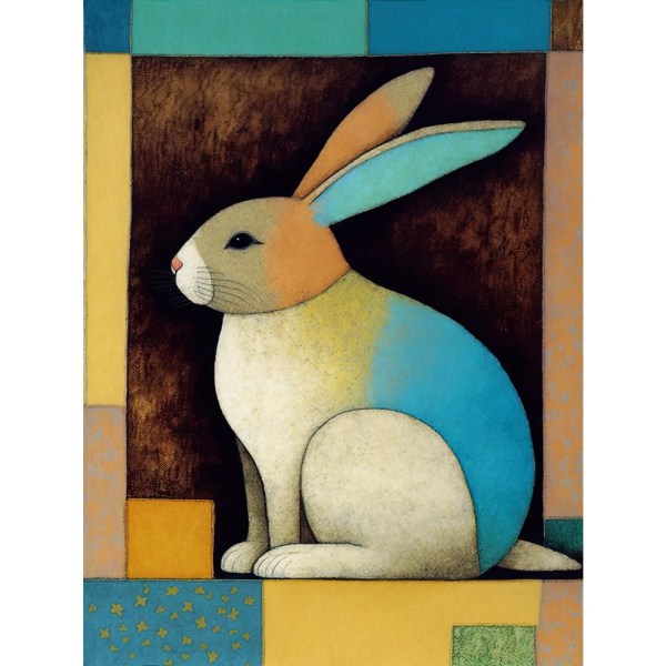 Bunny In The Box - 70x100 cm