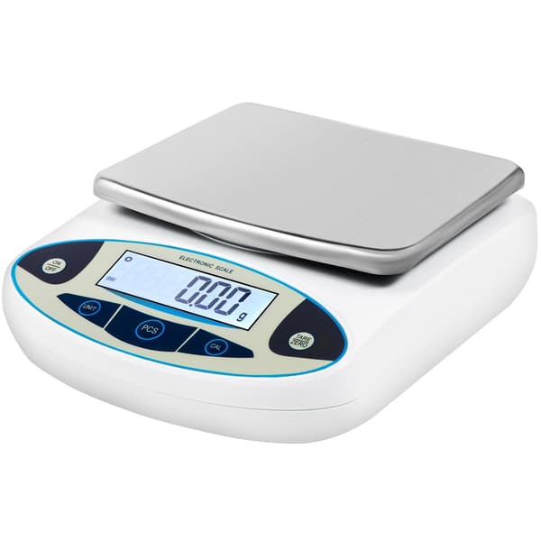 Analyysivaaka 5000 g, luettavuus 0,01 g, LCD