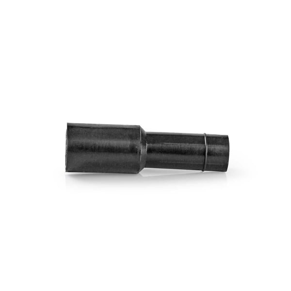 F-Connector | Lige | Kønsløs | PVC | Sort | 25 stk. | Plastikpos