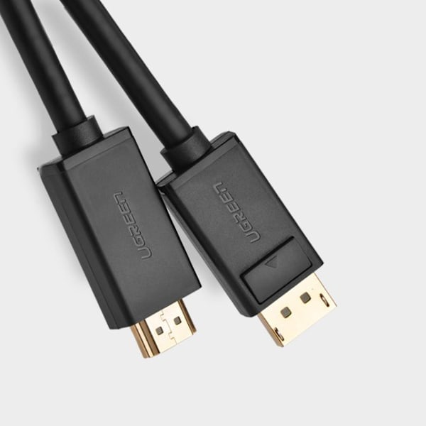 Sovitinkaapeli DisplayPortista HDMI 4K 30Hz 32 AWG 1,5m musta