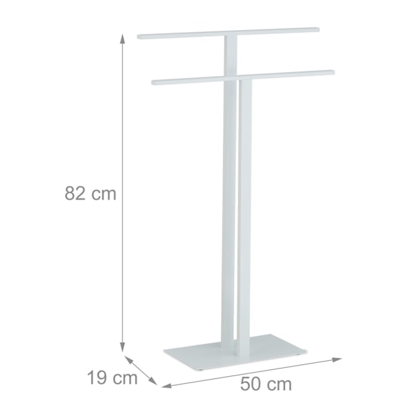 Hvid håndklædestang T-Design