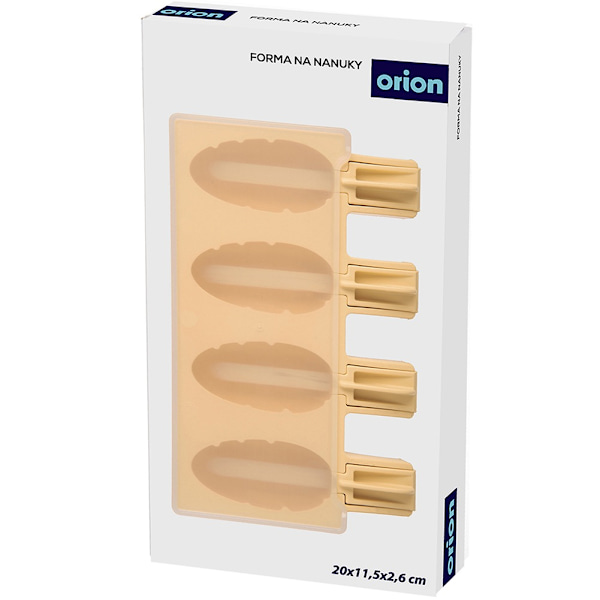 Silikonglassform med lock, gul