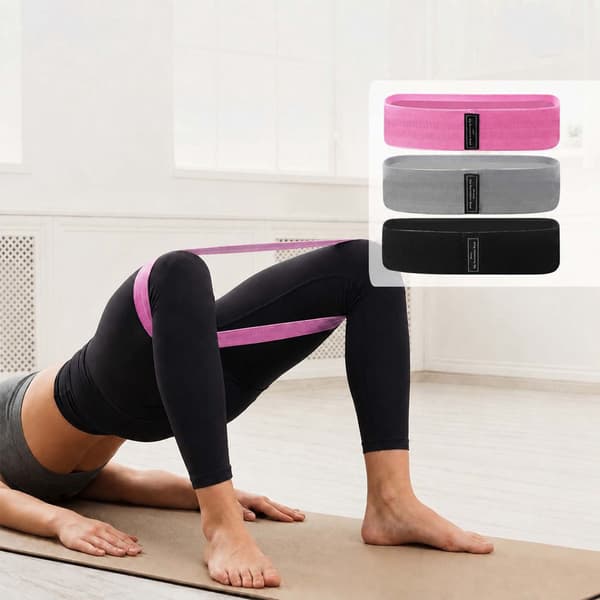 11-delt Pilates-sæt med ring, bold, elastikker og håndvægte