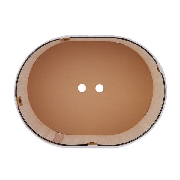 Oval vasketøjskurv