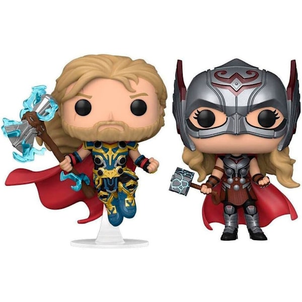 Marvel Thor Love and Thunder POP Pack: Thor & Mighty Thor Figuurit