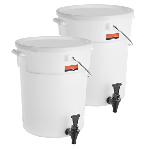 20 liters dryckesdispenserset, 2-pack med kranlock