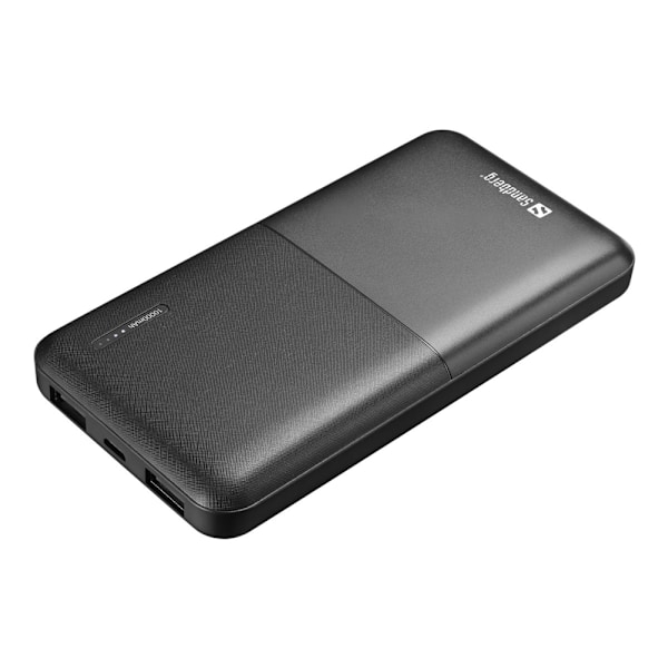 Sandberg SAVER - Strømforsyningsbank - 10000 mAh - 2,4 A - 2 udgangsstik (USB)
