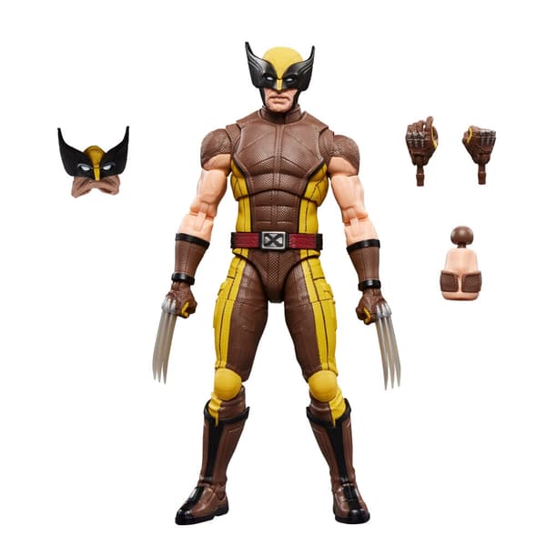 Marvel Legends Series Deadpool & Wolverine - Wolverine Brown Suit figur 15cm
