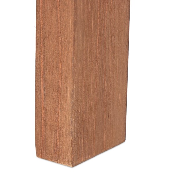 Rektangulärt klaffbord trä brunt