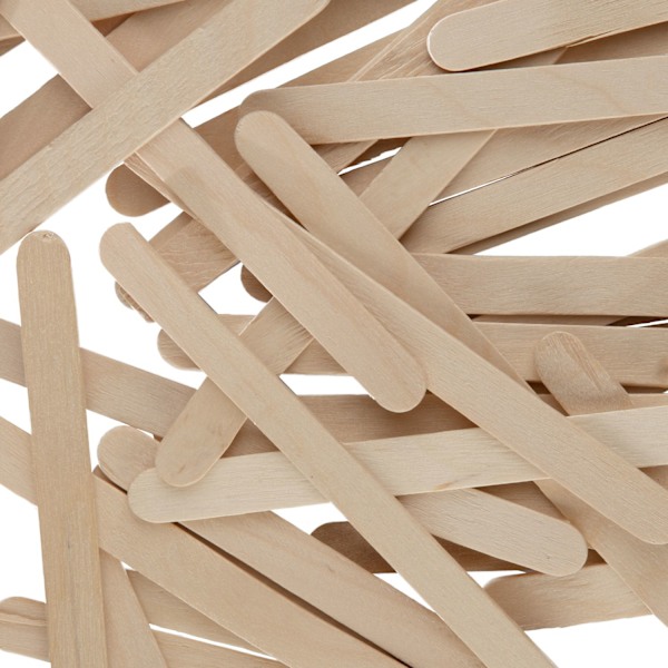 Popsicle sticks i træ 700 stk