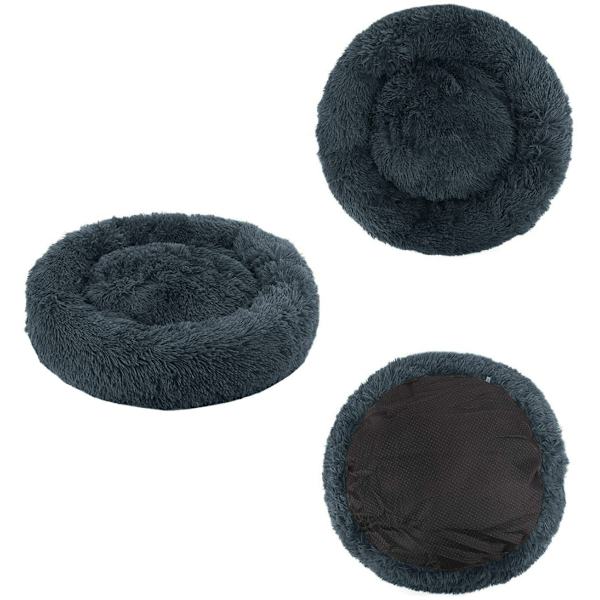 Universaali pehmosänky koirille ja kissoille, 80 cm, tummanharmaa