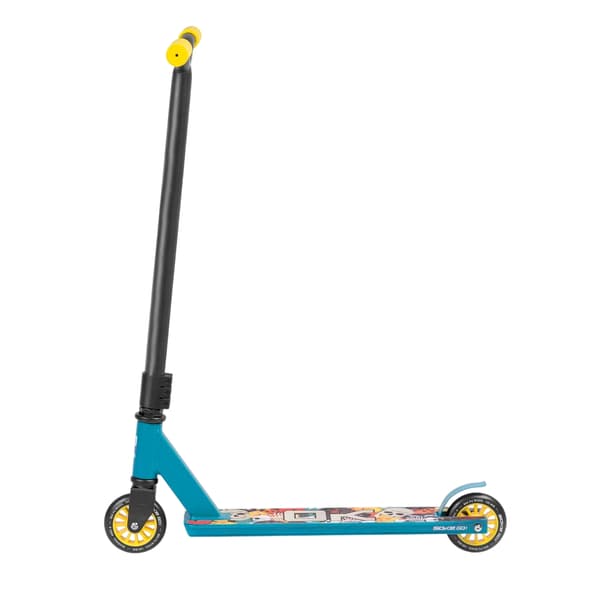 Stuntløbehjul med ABEC-9 lejer, gul-blå