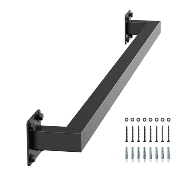 Väggmonterat trappräcke, 910 mm kolstål, 113 kg