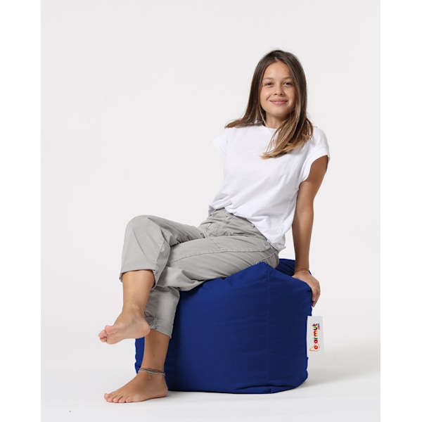 Garden Pouff Square Pouf - sininen