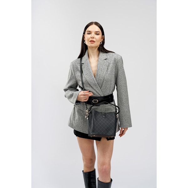 Bucket Bag 328 v2 - musta, harmaa