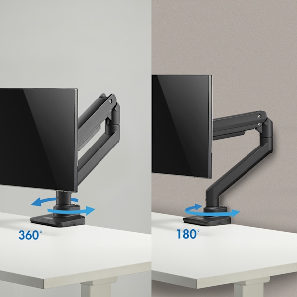 Monitorarm 17-49" gasfjeder max 20 kg