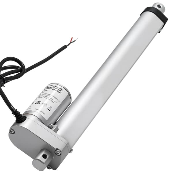12V lineær aktuator, 250 mm slaglængde, 1000N, IP54-beslag