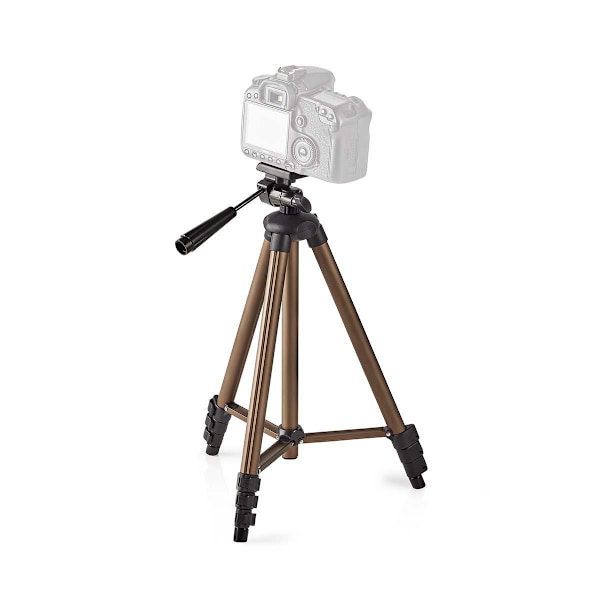 Stativ | Maximal lastkapacitet: 2.0 kg | Minsta arbetshöjd: 40.5 cm | Maximal arbetshöjd: 128.0 cm | 4 Segment | Panorera | Resväska ingår | ABS / Alu