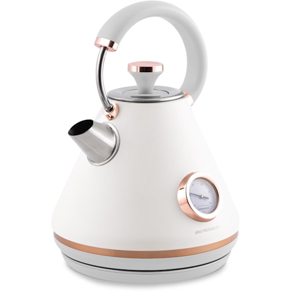 Elektrisk Vattenkokare med Termometer 1,7L BD-701 Vit