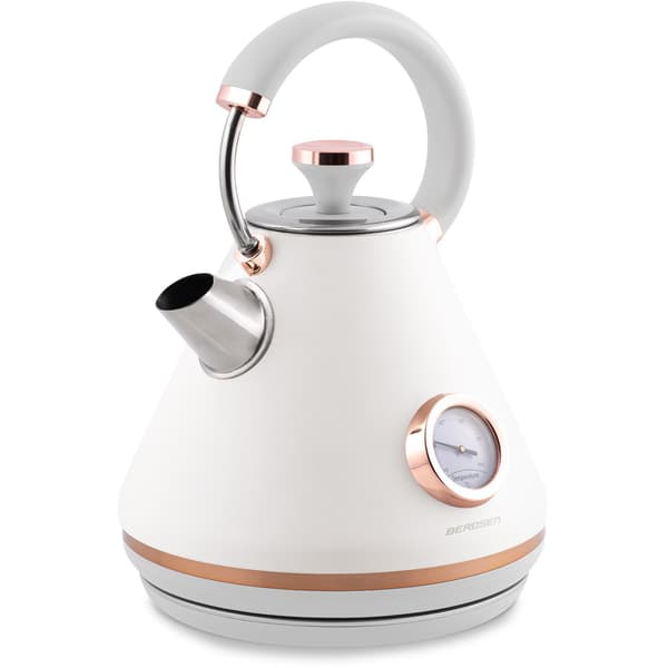 Elkedel med termometer 1,7L BD-701 Hvid