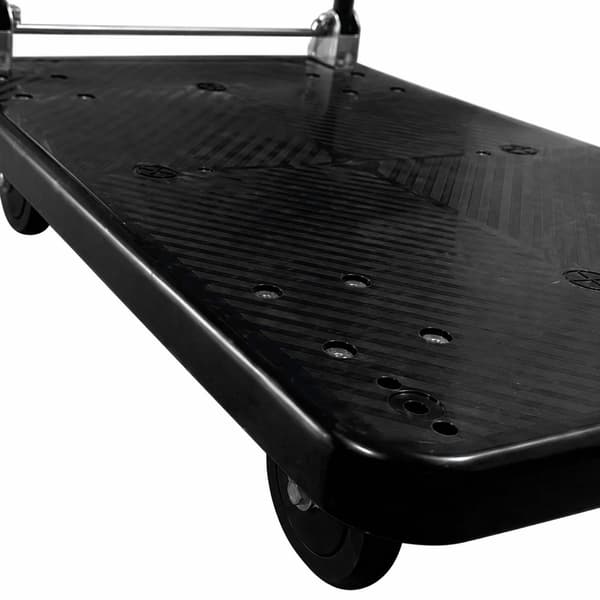 Sammenklappelig platformsvogn, 300 kg kapacitet – sort