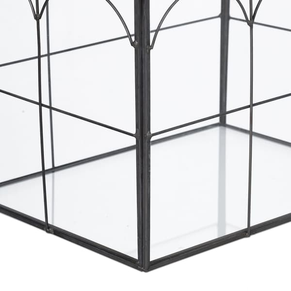 Glashusformet terrarium til stueplanter