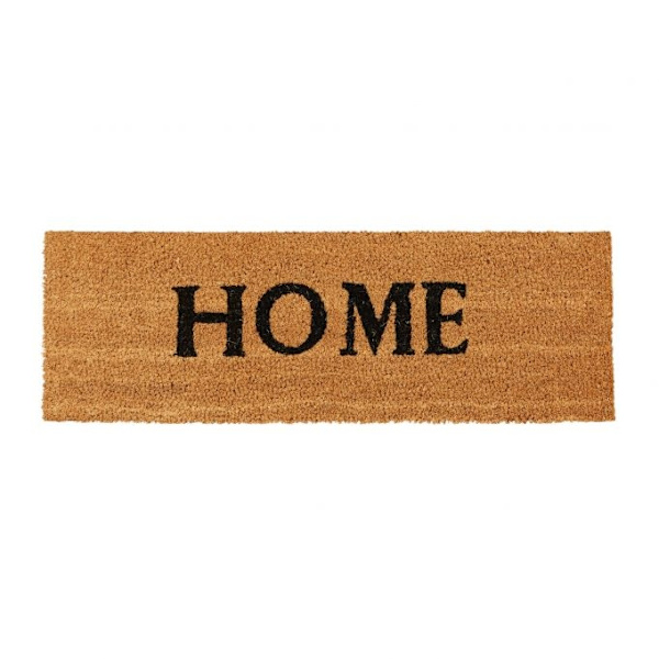 Dørmåtte kokosfiber smal "HOME"