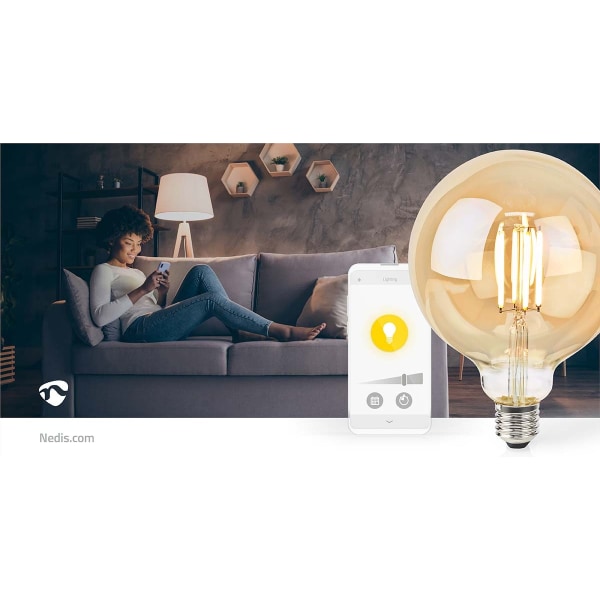 SmartLife LED vintage lampa | Wi-Fi | E27 | 806 lm | 7 W | Varm