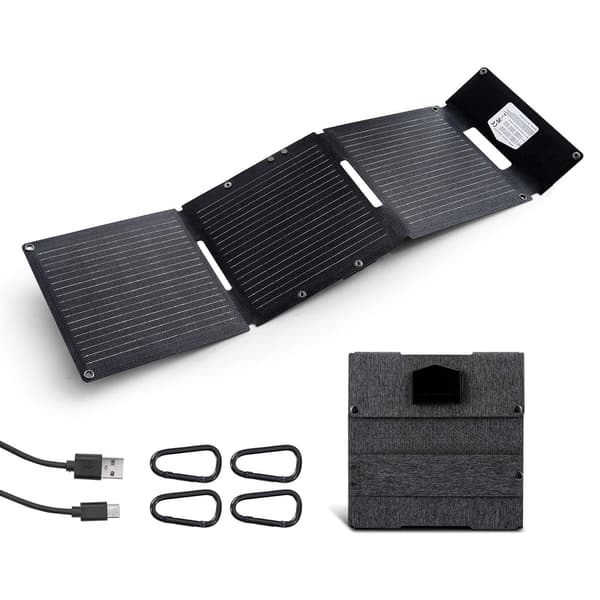 30W foldbar solpaneloplader – 24% effektiv, USB-C