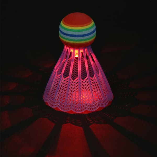 LED Nylon-sulkupallo pallolla, 1 kpl