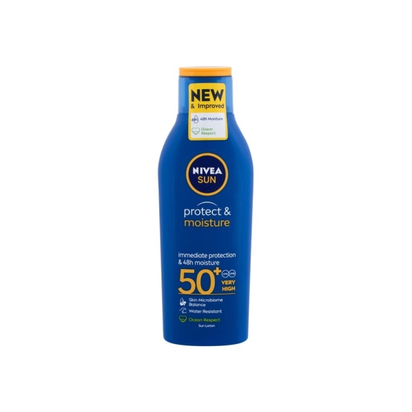 Nivea - Sun Protect & Moisture SPF50+ - Unisex, 200 ml