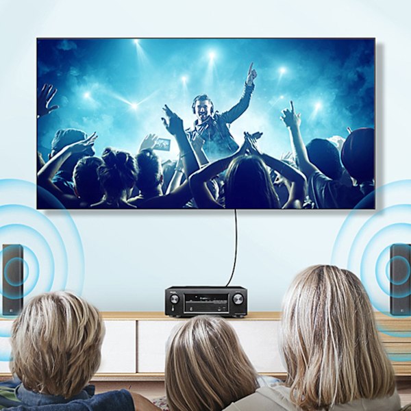 Kaapeli audio kuparijohto 3,5 mm minijakki - 2x RCA 2m