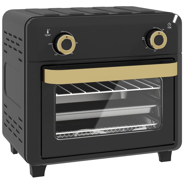 Konvektions miniovn, airfryer, timer, 10L, sort