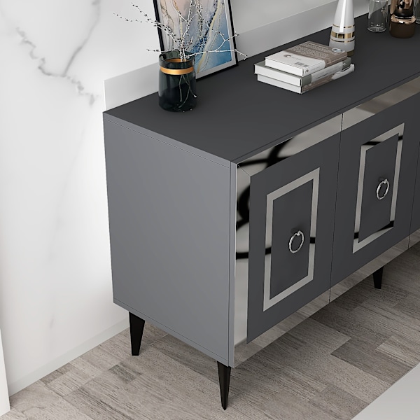 Konsol Karya - Antracit, Silver