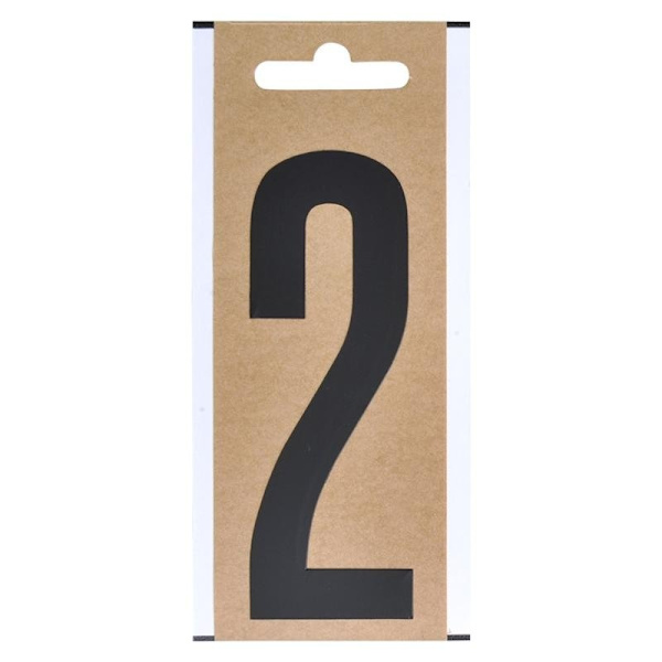 Etikett "2" 10cm