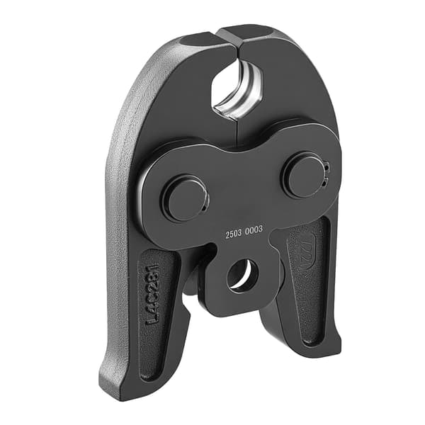 22 mm V-formad pressback för rostfria stålrör, karburerad
