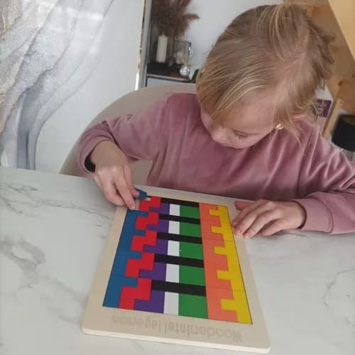 Træpuslespil/tetris Kruzzel 22667