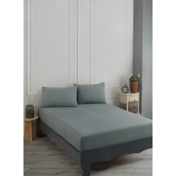 Double Sheet Set Road Potlu - vihreä