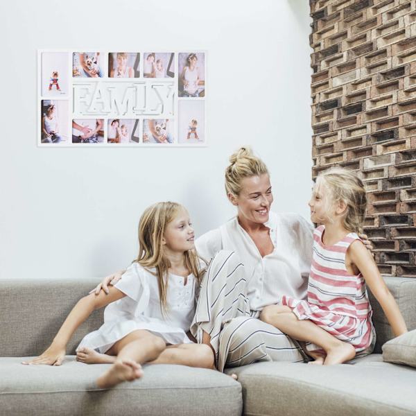 Perhekollaasikehys 10 valokuvalle