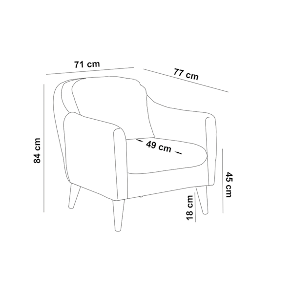 Wing Chair Soli Berjer - Mörkblå