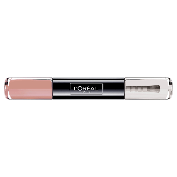 L'Oreal Paris, Infallible, Gel-Effect, Nail Polish 2-In-1, 012, Forever Mink, 2 x, 5 ml