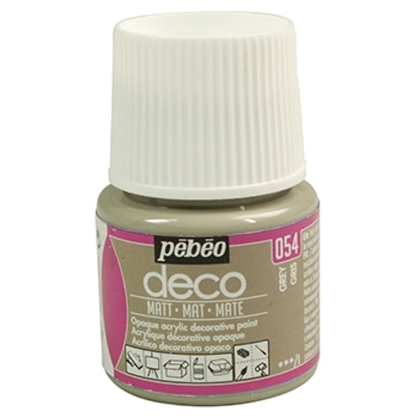 Pebeo Deco Matt akryylimaali 45 ml. - 054 harmaa