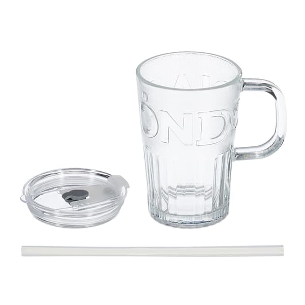 Sæt med 2 drikkeglas med hank