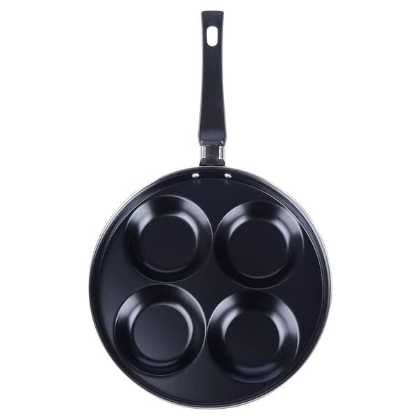 Granitstekpanna 25 cm, 4 hål, non-stick