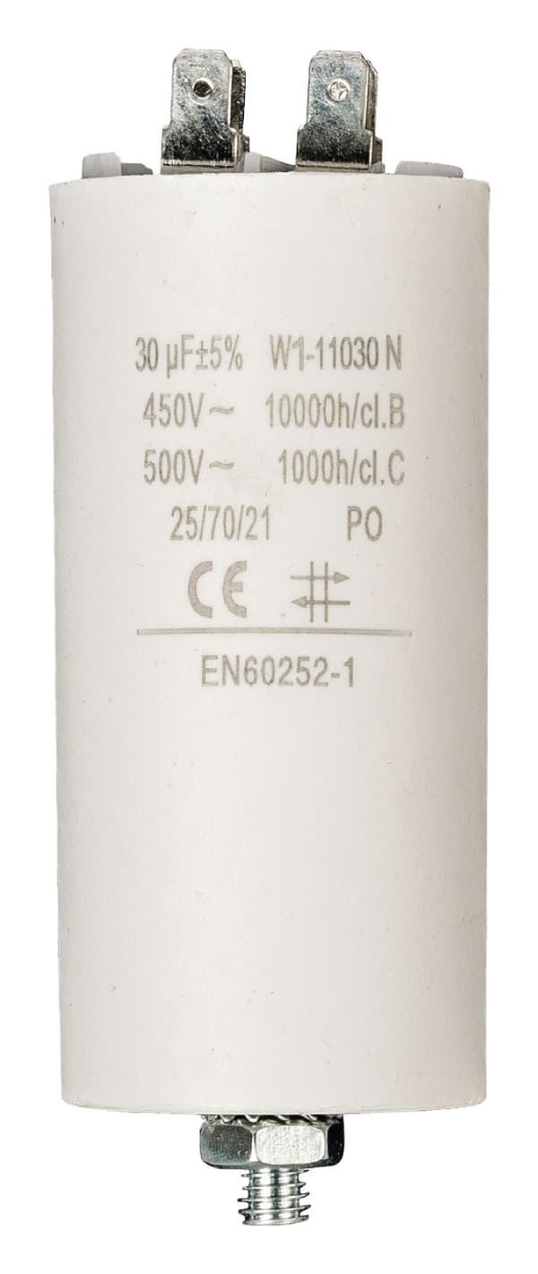 Kondensaattori 30.0uf / 450 v + Aarde