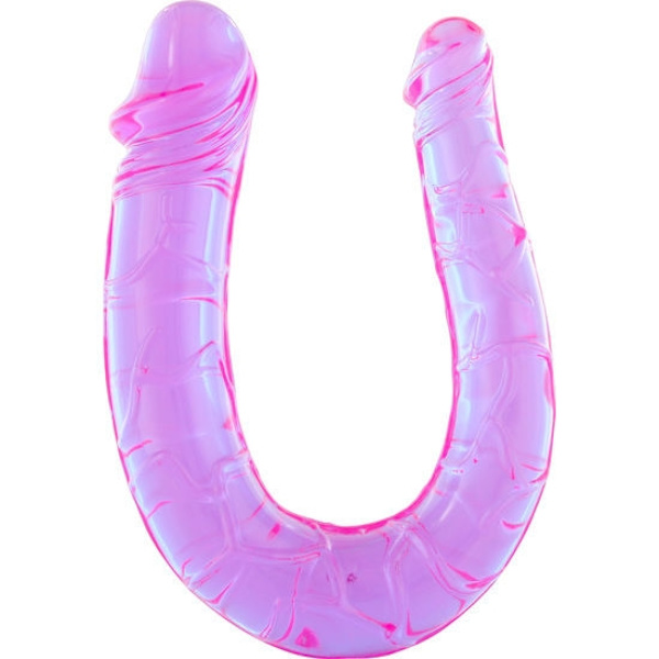 Seven Creations - Penis med to fleksible geléhoveder