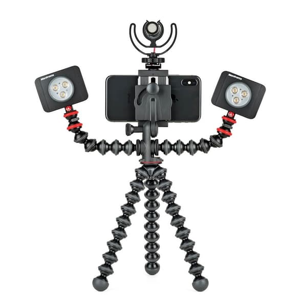 JOBY Kolmijalkasarja Älypuhelin GorillaPod Mobile Rig musta/harmaa
