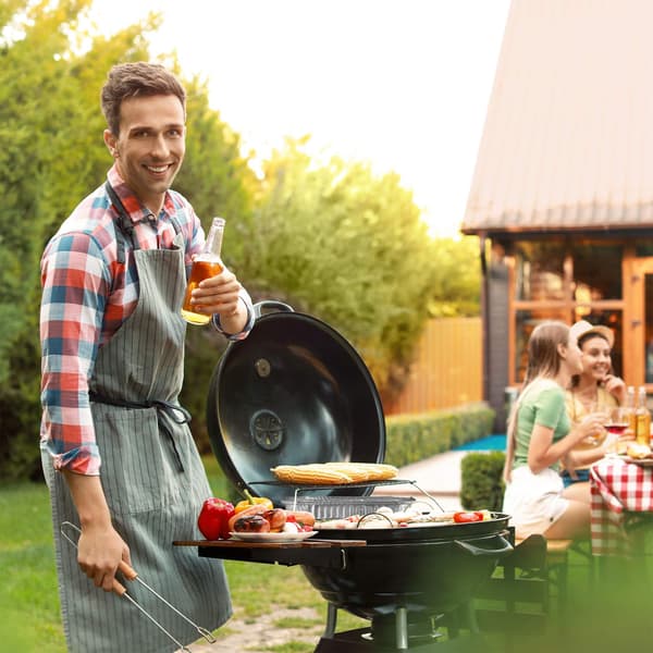Aluminium grillbakke, sæt med 25 stk